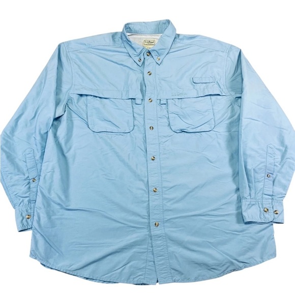 L.L. Bean Other - L.L. Bean Light Blue,Long Sleeved Button-down Shirt Sz XXL Tall